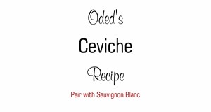 Ceviche With Sauvignon Blanc